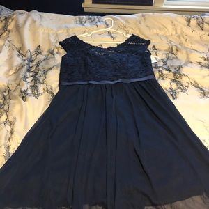 David’s Bridal Bridesmaids Dress, NWT Navy